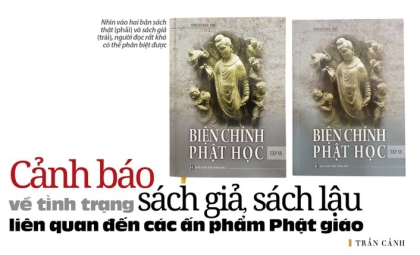Cảnh báo về tình trạng sách giả, sách lậu liên quan đến các ấn phẩm Phật giáo